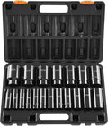 VEVOR Impact Socket Set, 1/2" 19 Piece Impact Sockets, Deep Socket, 6-Point by VEVOR