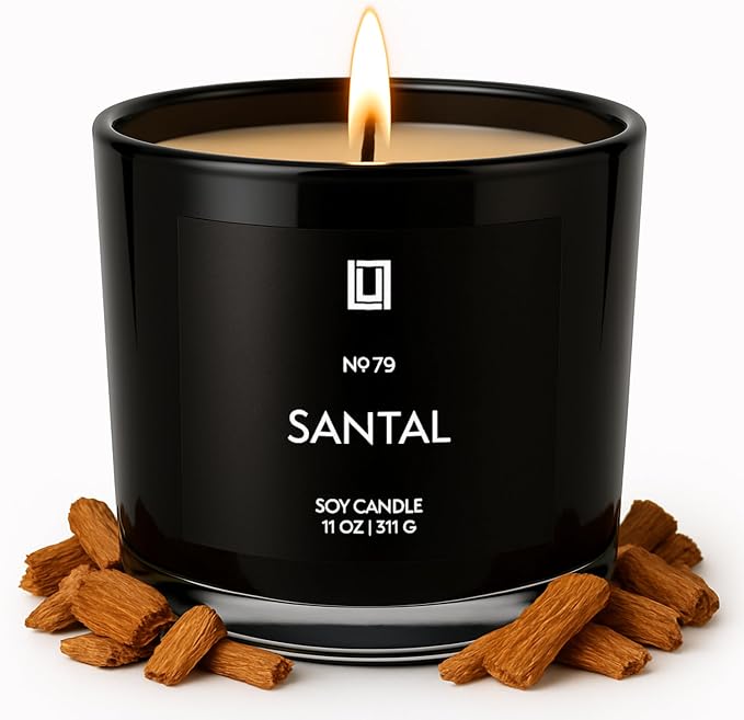 Lulu Candles | Santal | Smells Woodsy & Elegant | Luxury Scented Soy Jar Candle by LULUCANDLES