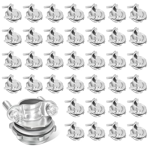 36 Pack 1/2" Clamp Type Cable Connectors by Dpwrrot