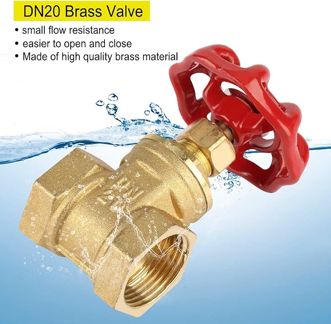 Brass Gate Valve, High Pressure 232PSI DN20 | Smooth s, Easy Usage, - Image 8