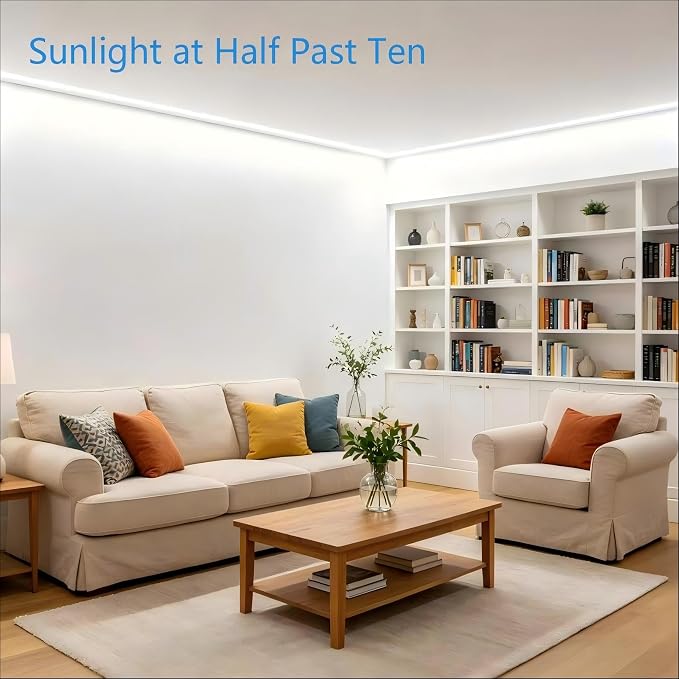 RadiantFlux Dimmable & Flexible 20Ft LED Strip Lights, 5000K Cool White - Image 4