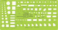 Pacific Arc Template: Pro Home Planner, 112 Openings, 1/8" Scale 5.125" x 9.75" by PacificArc