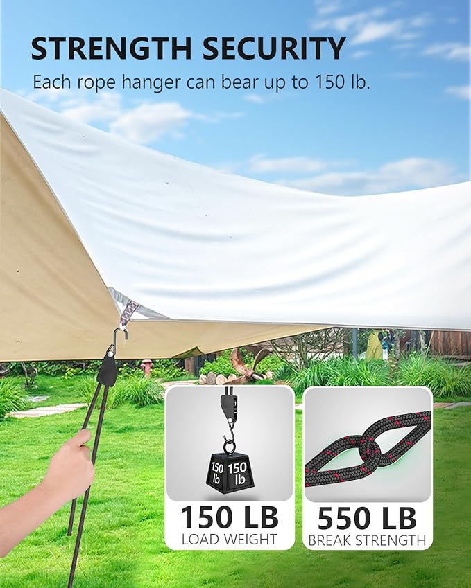 1/4" 12FT Kayak Tie Down Straps Ratchet, Heavy Duty Kayak Straps 2-Pack | - Image 3