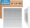 Fits 24x24 Hole | Aluminum Return Air Grille by Handua | Vent Cover Grill by Handua