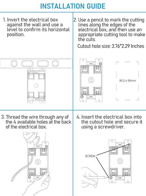 LEONLITE 14 Cubic Inch Single Gang Old Work Electrical Outlet Box | One Gang - Image 8