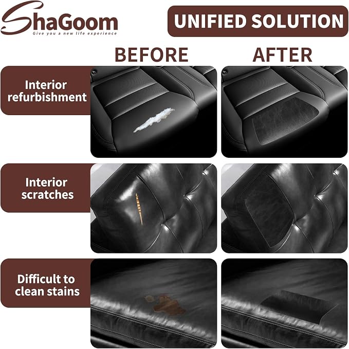 Leather Repair Kits, Large Vinyl Repair Patch - Image 6