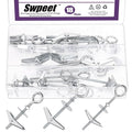 Swpeet 18 Set M4 M5 M6 Eye Bolt Toggle Bolts and Wing Nut Kit by Swpeet