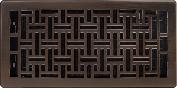 Decor Grates AJH614-RB Oriental Floor Register, 6X14 Inches, Rubbed Bronze - Image 5