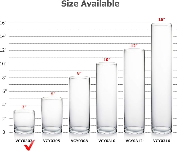 WGV Cylinder Vase, 1 Piece - Image 3