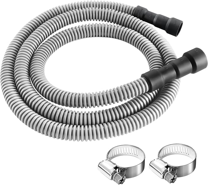 Elyfree 6 FT Dishwasher Drain Hose, Flexible Dishwasher Discharge Hose by Elyfree-Qualityisourlife
