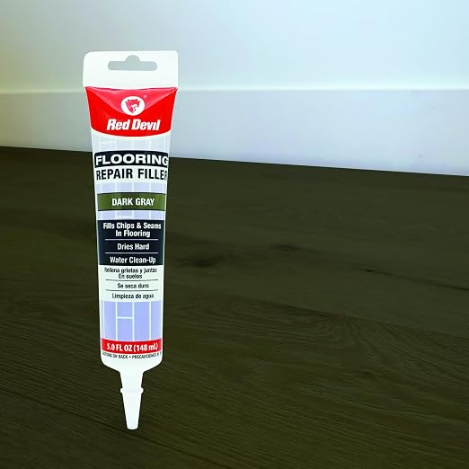 Red Devil 056055 Flooring Repair Filler, 5 oz., Dark Gray, 1 Pack - Image 6