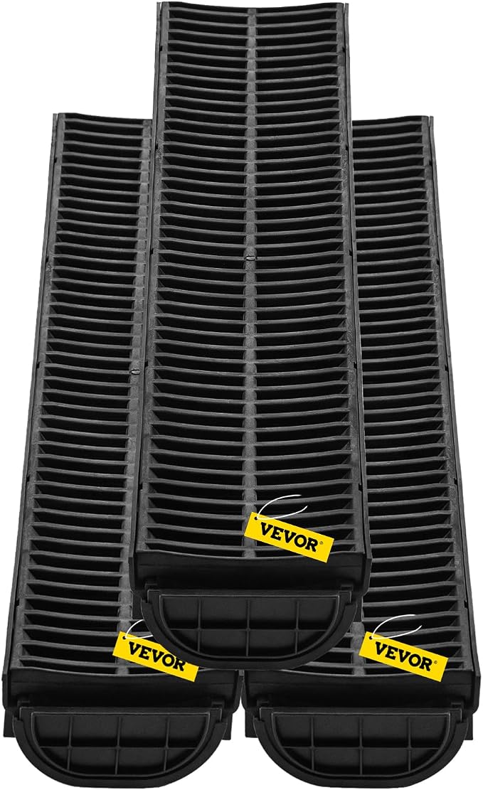 VEVOR Trench Drain System 3 Pack, Channel Drain - Image 11