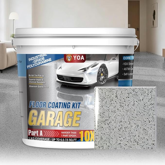 YOA Epoxy Colored Sand Floor Paint Kit | 100% Solids Content - Image 8