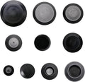 100pcs Black Plastic Round Hole Plugs by Woodzdon