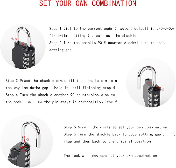 Gate Valve Locking Device Metal red, no Installation Required, Can Prevent - Image 5