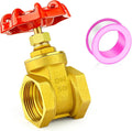 GASHER 1PCS 2 Inch Brass industrial Gate Valve, Heavy-duty Rotary Sluice Valve by GASHER