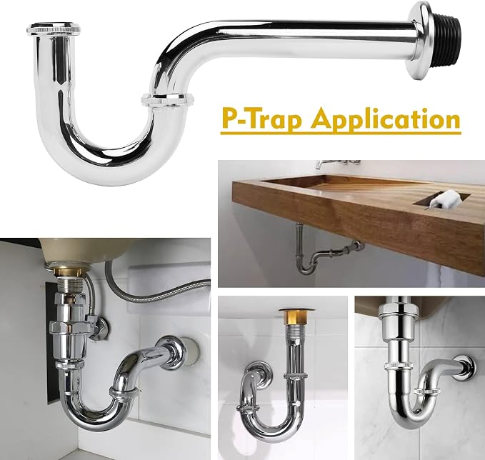 Stainless 2 Pack Steel P-Trap - Image 7