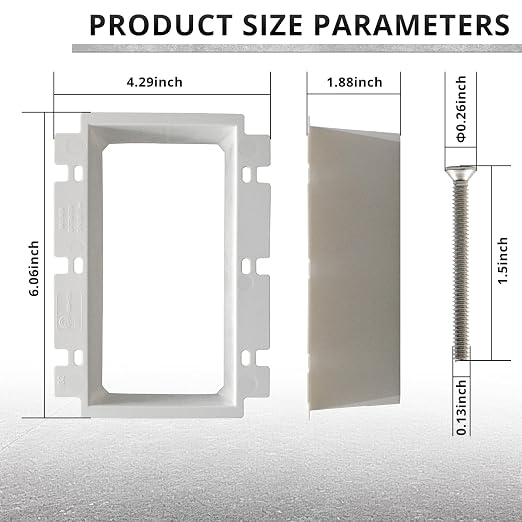 3-Gang Nonmetallic Outlet Box Extender, ETL Listed, 1 Pack | ETL Listed - Image 2