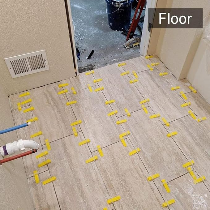 Tile Leveling System with Plier, 1200 Tile Spacers 1/16" and 300 Wedges | Tile - Image 6