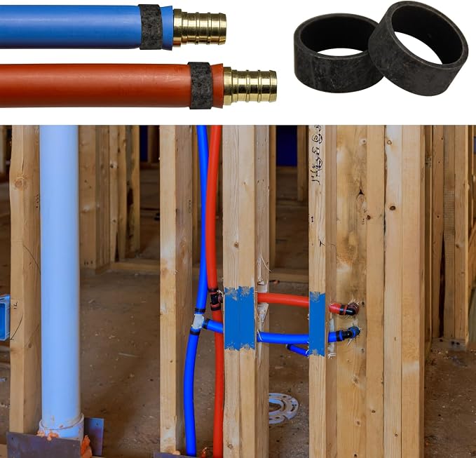50 Pack 1/2" PEX Copper Crimp Rings | - Image 6