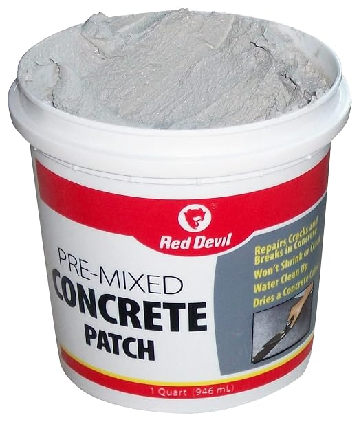Red Devil 0644 Pre-Mixed Concrete Patch, 1 Quart, 6 Pack, Made in USA - Image 5