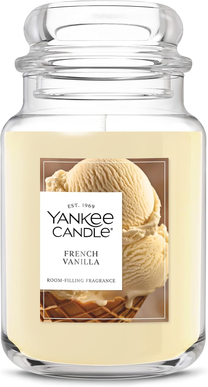 Yankee Candle French Vanilla Scented Candle, 22oz Large Jar by Unknown
