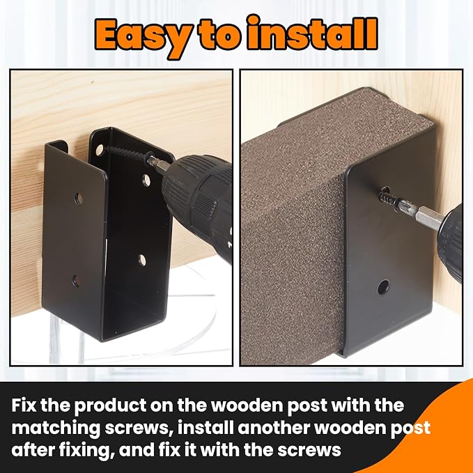Blulu 30 Pcs 2"x4" Concealed Joist Hangers - Image 3