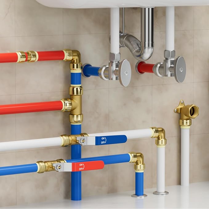 2piece EFIELD 1 Inch Straight Coupling Push-Fit Fitting | Connect Pex, CPVC - Image 7
