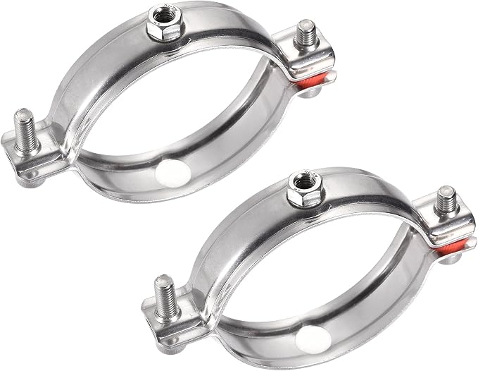 uxcell Wall Ceiling Mount Pipe Supports, 304 Stainless Steel Adjustable Pipe by uxcell