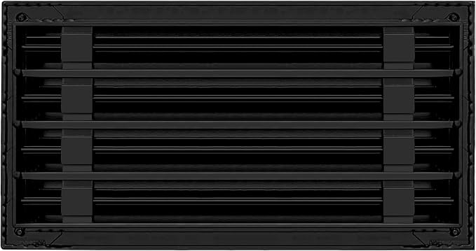 BUILDMART - 16x8 Modern AC Vent Cover - Decorative Black Air Vent - Standard - Image 2