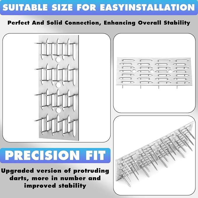 100 Pcs Blulu Impaling Clips Acoustic Panels, Drywall Repair Impaler Push-on - Image 4