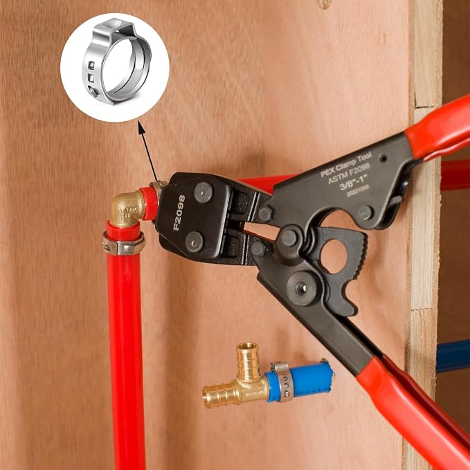 200 Pack 3/4 Inch Pex Cinch Clamp Rings, Premium 304 Stainless Steel PEX Crimp - Image 5