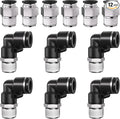 3/8 Push to Connect Fittings npt Thread to 3/8 Air Line quick | Pneumatic by Unknown
