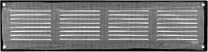 16 x 4 Inch Black Galvanized Steel Return Air Register Vent Cover, AC Vent Cover - Image 8