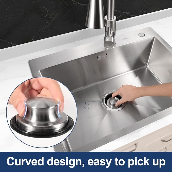 RQYEKDO 3-1/2 Inch Stainless Steel Kitchen Sink Stopper - Image 5