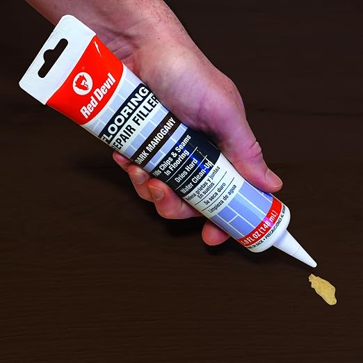 Red Devil 056070 Flooring Repair Filler, 5 oz., Dark Mahogany, 1 Pack - Image 5