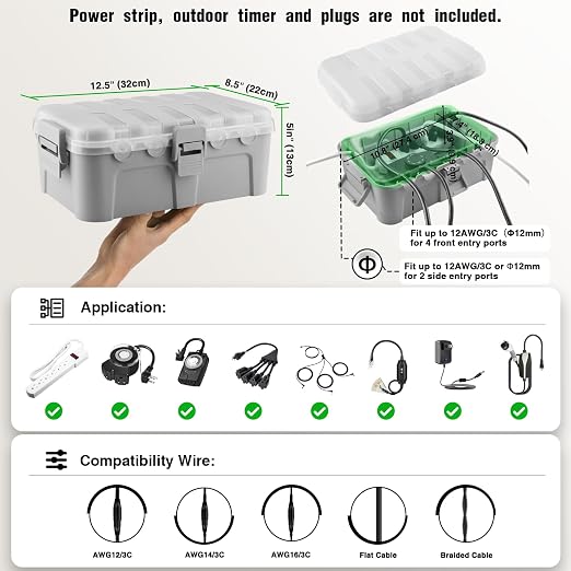 Large Outdoor Electrical Box - Image 3