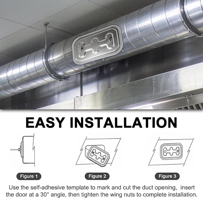 Duct Access Door 6” x 4” High Temperature Grease Duct Access Door - Image 5