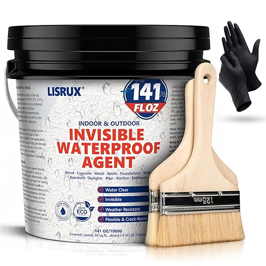 Transparent Waterproof Sealant, 141 Oz Invisible Waterproof Agent, Transparent by LISRUX