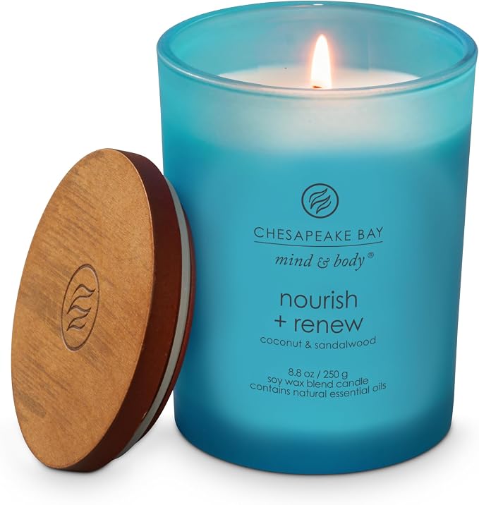 Chesapeake Bay Candle Mind & Body Medium Jar Candle Nourish + Renew - Image 3