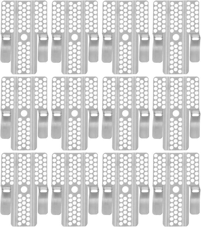 12pcs Stainless Steel Drywall Fastener Clips by Gadpiparty