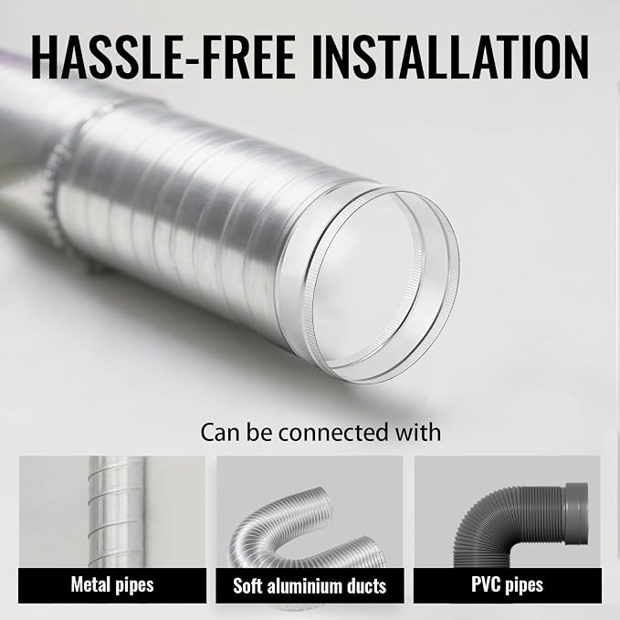 10 Inch Round Galvanized Steel Duct Connector - Image 5