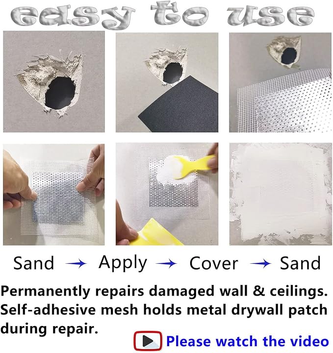 8 Inch Drywall Repair Patch - Image 2
