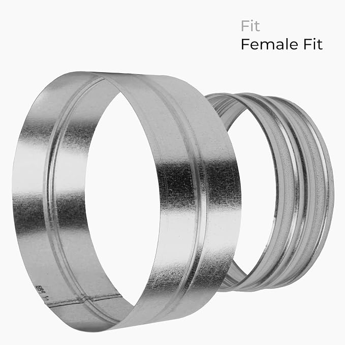6 Inch Galvanized Metal Duct Connector - Image 7