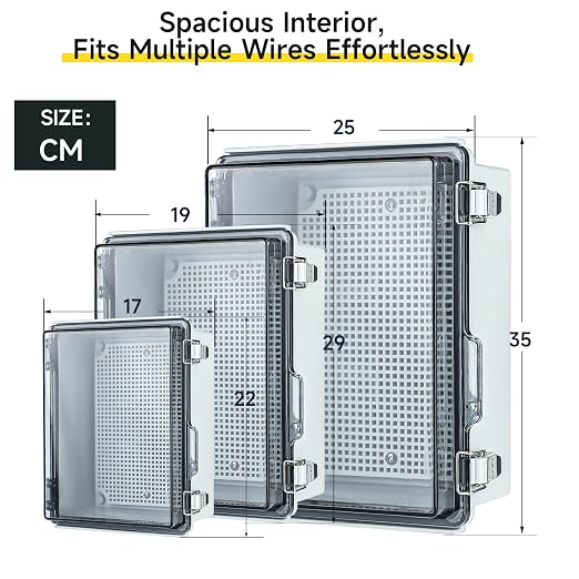Junction Box Outdoor Waterproof Electrical Box Project IP67 ABS Enclosure | - Image 7