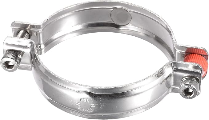 uxcell Wall Ceiling Mount Pipe Supports, 304 Stainless Steel Adjustable Pipe - Image 4