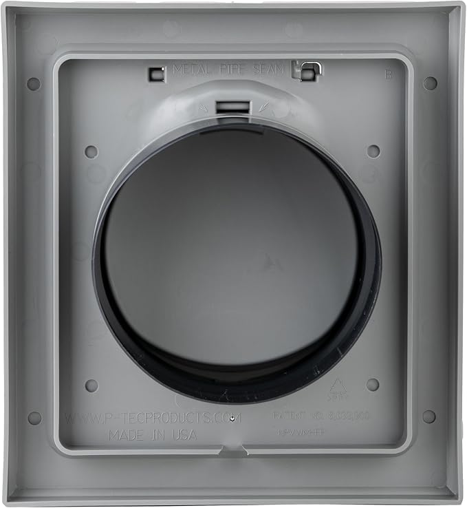 NO-PEST VENT Dual Door Dryer Vent Cover 4 Inch Outdoor, Made in USA, Highest - Image 6