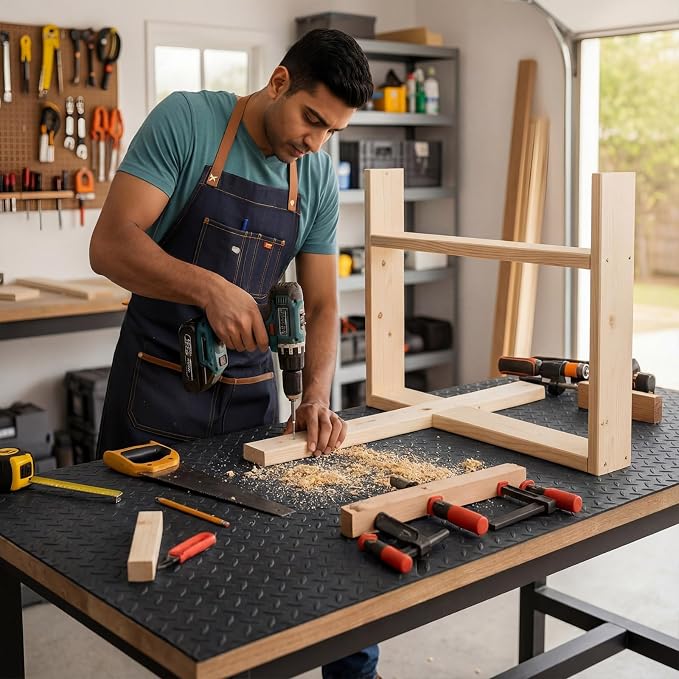 Leinuosen Extra-Long Workbench Mat 24" x 94.5", Scratch-Resistant PVC Work - Image 5