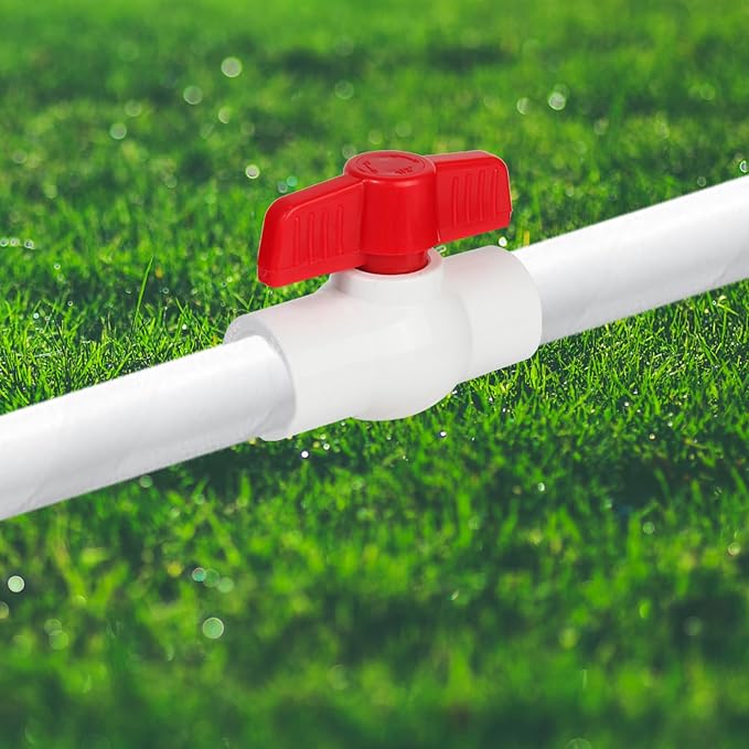 1/2'' PVC Ball Valves, Water Shut Off Valves, 1/2 inch Ball Valves Slip - Image 6