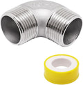 1" x 1" NPT 90 Degree Elbow 304 Stainless Steel Pipe Fittings Male Threaded by SSYDIEN